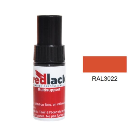 Peinture flacon retouche RAL 3022 Satiné - REDLACK