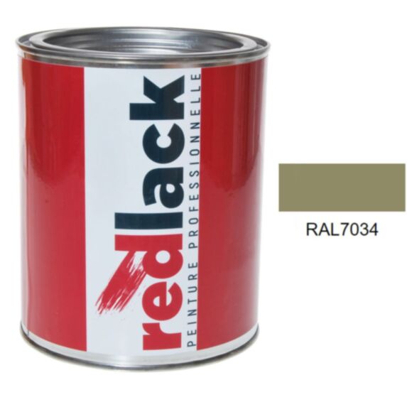 Peinture de rénovation multisupport RAL 7034 Brillant 1L - REDLACK