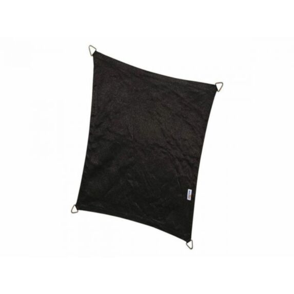 Voile d'ombrage Rectangle 3,0 x 4,0 x 3,0 x 4,0m, Noir - NESLING