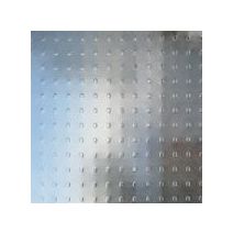 Plaque de verre synthétique en polystyrène motif goutte d'eau 100 x 100 cm  +/- 2.5 mm - Mr.Bricolage