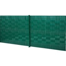 Poteau en T pour clôture grillage souple 1,45m vert - DIRICKX - Mr
