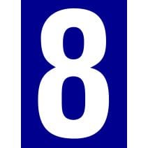 Numéros de maison autocollants pour numéro de boîte aux lettres - 4,5 cm de  haut - Noir : : Outils et Bricolage