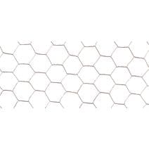 Grillage hexagonal acier galvanisé maille 25x25mm 1.5x5m - IDEAL GARDEN