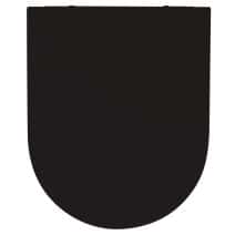 Abattant wc thermodur - frein de chute - déclipsable - presto - carbone noir  Couleur noir Gelco Design