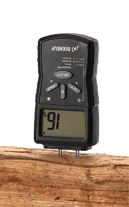 Humidimètre digital LCD Détecteur d'humidité Bois Brique Mur Testeur d' humidité