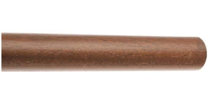Tringle à rideaux, bois diamètre 35mm Longueur 150cm merisier