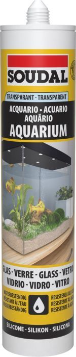 SOUDAL - Silirub AQ - Translucide - Silicone spécial aquarium