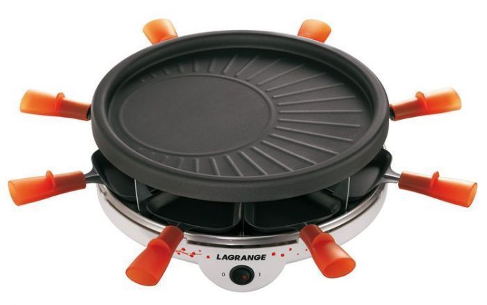 appareil raclette 8 grill' crêpes - LAGRANGE - Mr.Bricolage