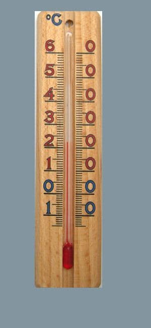 thermomètre bois clair 14 cm - STIL - Mr.Bricolage