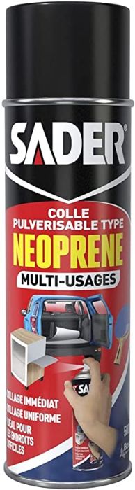 Colle en Spray type Neoprène Multiusage 500ml - SADER - Mr.Bricolage