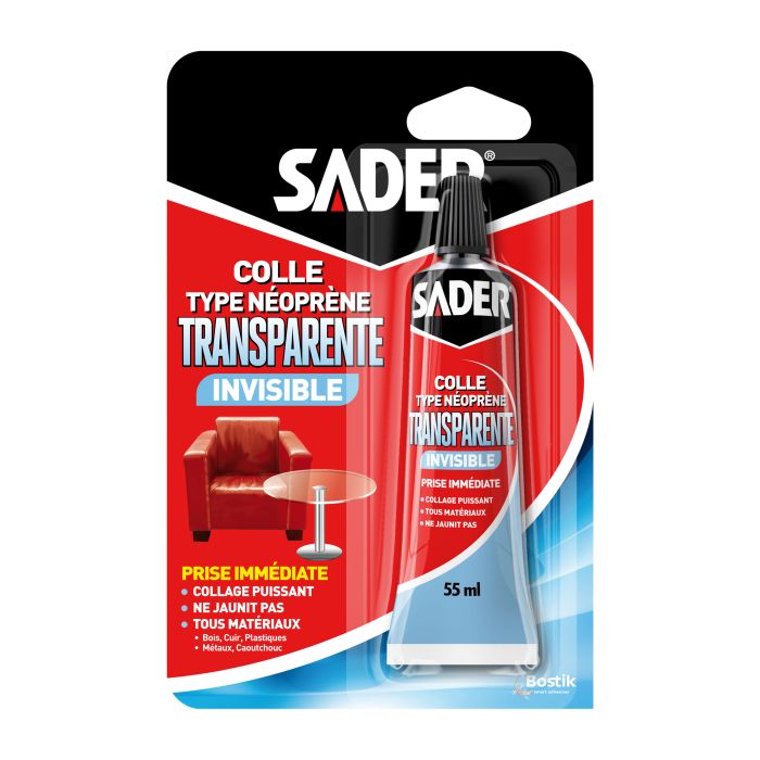 Colle Contact transparente 55ml - SADER - Mr.Bricolage