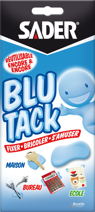 Pâte adhésive BLU TACK bleu 57g - SADER - Mr.Bricolage