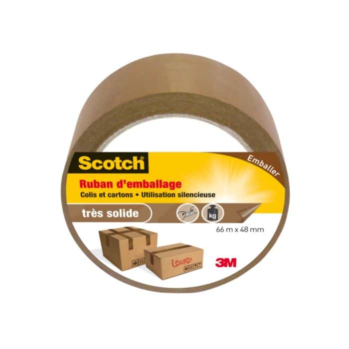 Scotch Marron Ruban d'Emballage 48mm X 5m 1ea x 5