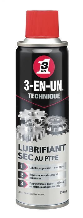 Technique lubrifiant sec au ptfe 250ml - 3-EN-UN - Mr.Bricolage