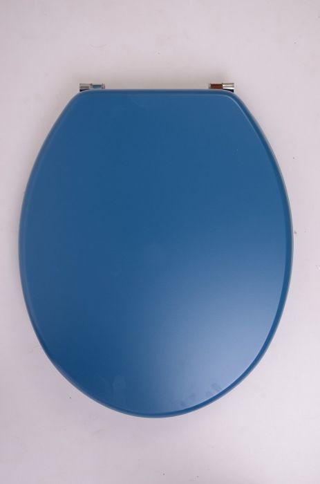 Abattant WC en bois MDF Ame Bleu mat - INVENTIV - Mr.Bricolage