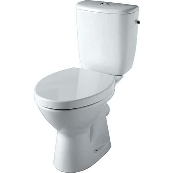 SENSEA - Abattant WC EASY - Carré - Plastique duroplast - Finition blanc  brillant