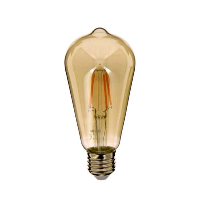 Ampoule LED à Filament 4W - Petite boule E27 - Blanc chaud