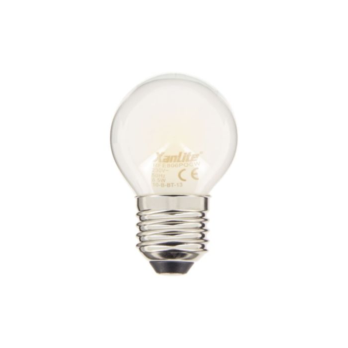Ampoule filament led P45 opaque E27 806lm 60W 4000K blanc neutre