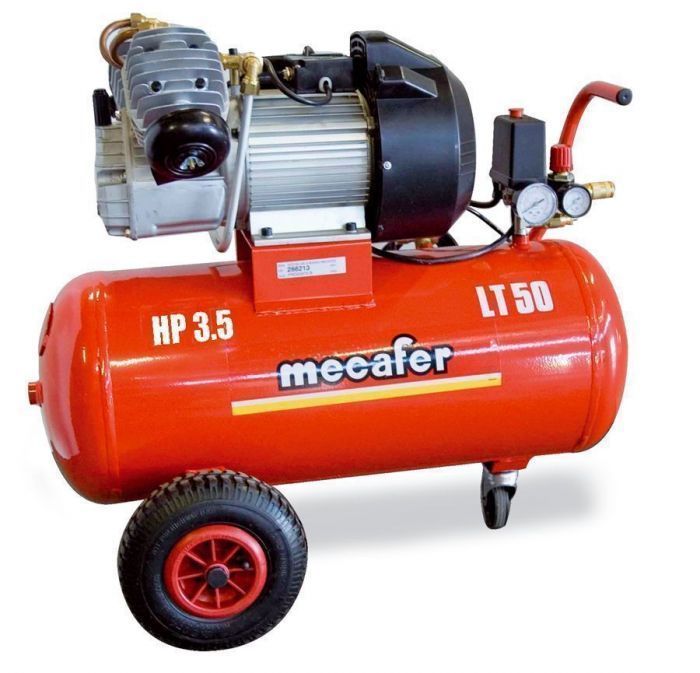 Compresseur 50L 3.5HP - MECAFER - Mr.Bricolage