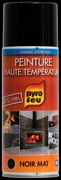 Peinture thermorésistante (haute chaleur) fini noir mat de Pépin 320HT -  Colobar Peinture & Décoration