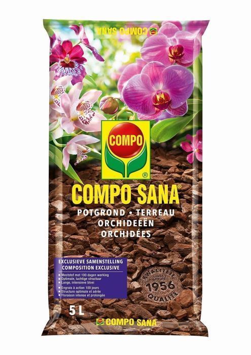 Terreau orchidées Compo Sana 5L