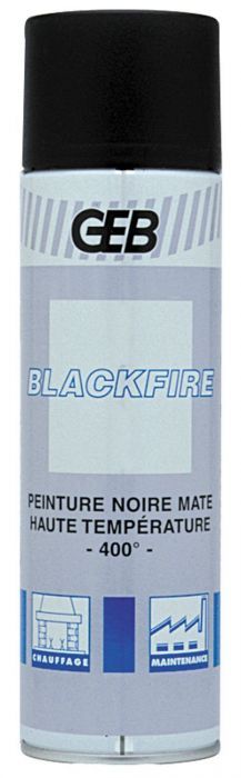Bombe Peinture Haute Temperature Noir Mat Peinture 13,89 € - Lamoby