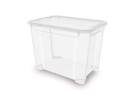 Boîte de rangement solide avec couvercle Gris CARGO 20L - Mr Bricolage :  Bricoler, Décorer, Aménager, Jardiner