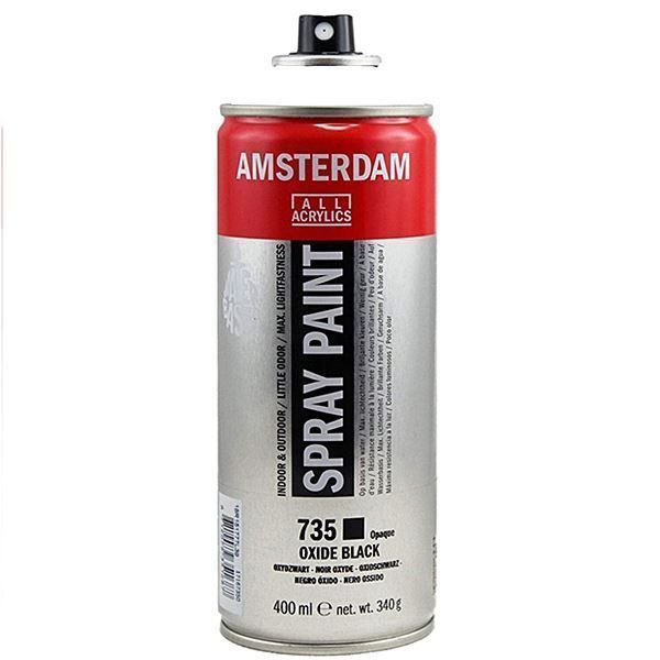 Peinture acrylique bombe aérosol blanc de titane transparent 450g -  AMSTERDAM - Mr.Bricolage