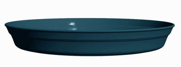 Soucoupe Pot de fleurs Roméo 17 Ø11,5x1,6cm bleu pétrole - POETIC -  Mr.Bricolage