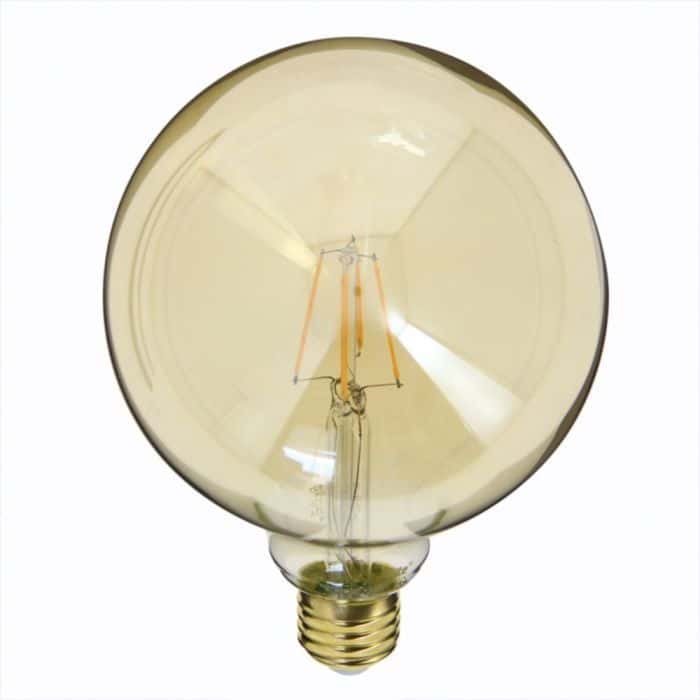 Ampoule led déco filament ambrée E27 400lm 4W blanc chaud - XANLITE -  Mr.Bricolage