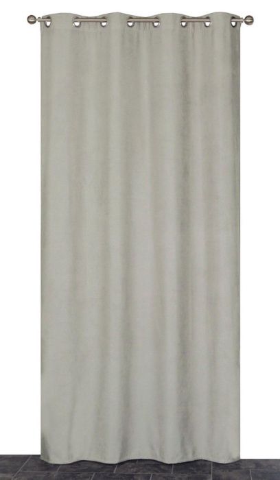 Rideau thermique gris 140x240cm - DYLREV - Mr.Bricolage