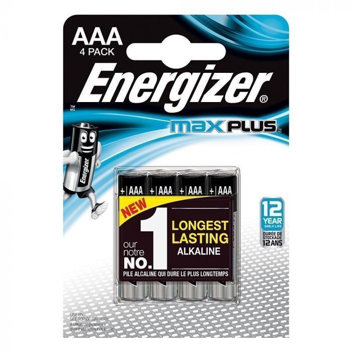 Pile AAA LR03 Energizer Max Plus 1.5V x4 - Mr.Bricolage
