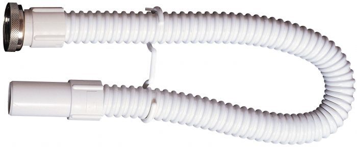 Raccord flexible ext. blanc ppl abs m ø 40 de 30 à 80cm f 1 1/2 -  INTERPLAST - Mr.Bricolage