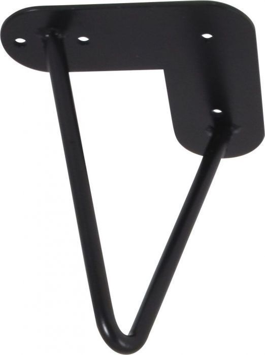 Pied de meuble métal filaire noir H.160 Ø10mm - BAR PLUS - Mr