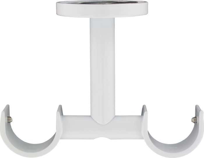 Supports mur double ouvert tube tringle rideaux Bastide