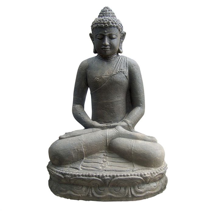 Statue Bouddha assis - Méditation pour le jardin et extérieurs