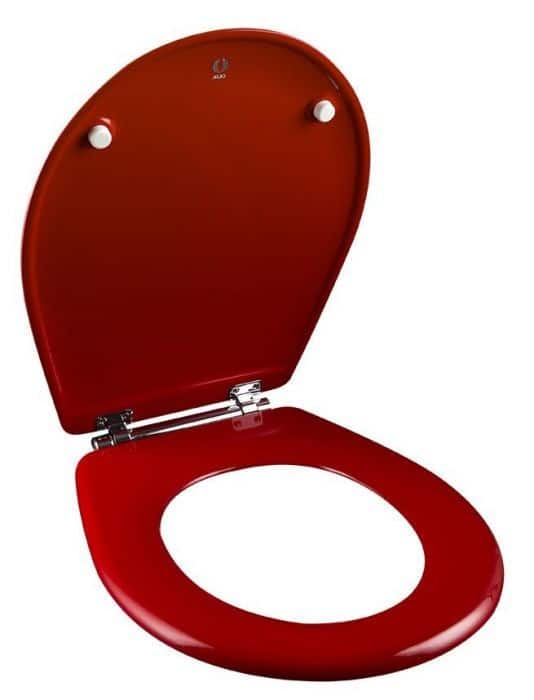 Abattant WC Clipalto Descente Assistée Déclipsable Rouge Brillant - OLFA -  Mr.Bricolage