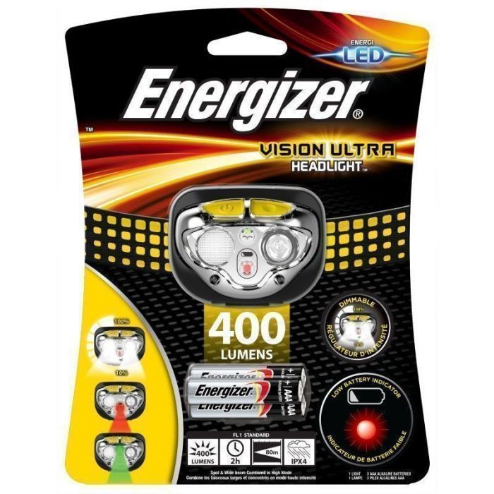 ENERGIZER Lampe frontale Vision Ultra (LED) - Interdiscount