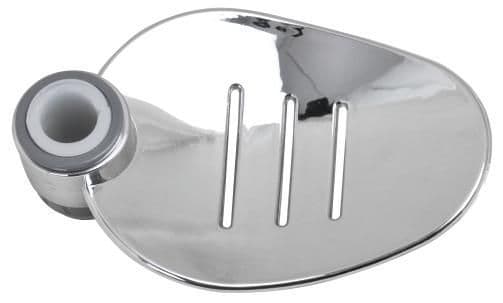 Porte-savon amovible pour barre de douche, Ø 25 et Ø 32, nylon blanc,  ADL-510120N.2 - Armatron AG