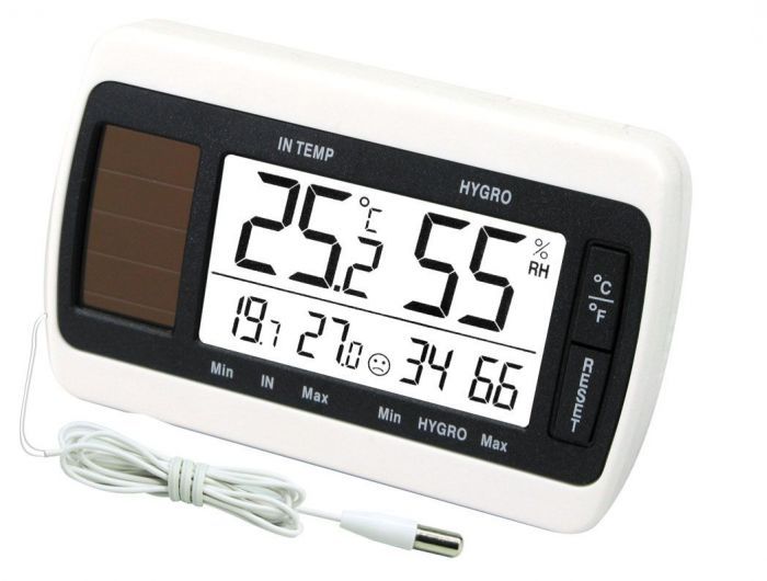 thermomètre - hygromètre solaire - CROSSE TECHNOLOGY - Mr.Bricolage