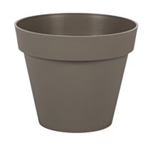 Pot rond Toscane ⌀20 cm taupe - EDA