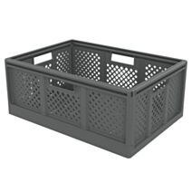 Casier Fold'n Store L gris pliable - SUNDIS