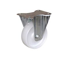Roulette de collectivité à platine fixe polychoc blanc Ø50mm charge supportée 50 kg - CIME