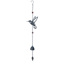 Carillon Colibri avec perles anthracite - LOUIS MOULIN