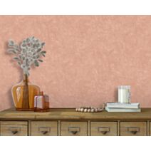 Papier peint vinyle sur intissé Uni Béton Ciré Terracotta 0,53x10,05m - UGEPA
