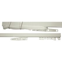 Tringle chemin de fer métal époxy blanc 200cm - MOBOIS