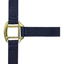 Licol nylon marine doublé cuir pour pur-sang - NORTON