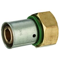 Raccord PER à sertir femelle écrou mobile G1/2 (15x21) pour tube PER - sac.10 pcs - NOYON & THIEBAULT