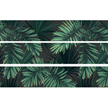 Sticker 3 Contremarches Adhésives Tropical 19,5x100cm Vert - PLAGE