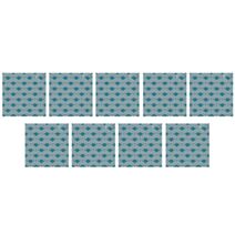 Déco Carrelage Adhésive Art Déco Bleu 10x10cm - PLAGE